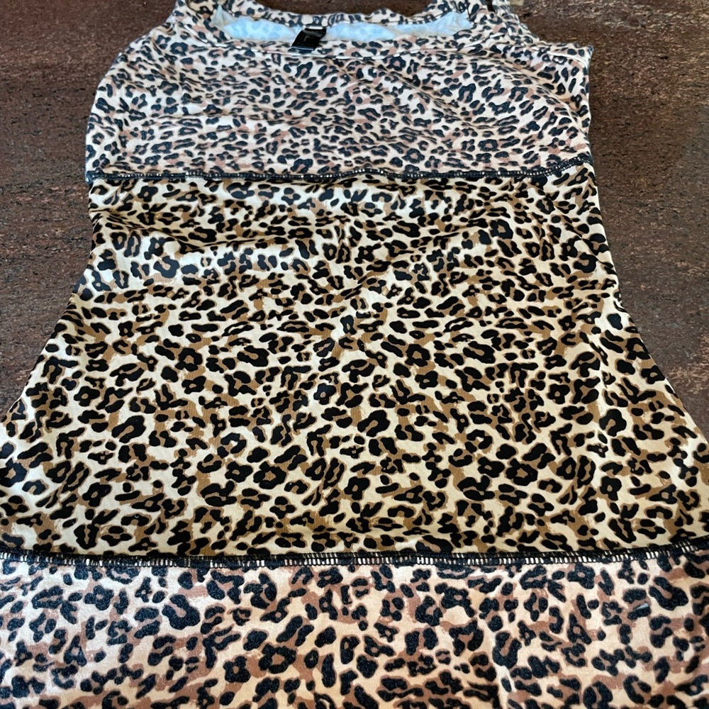 Marilyn Monroe Leopard Print Tank Top